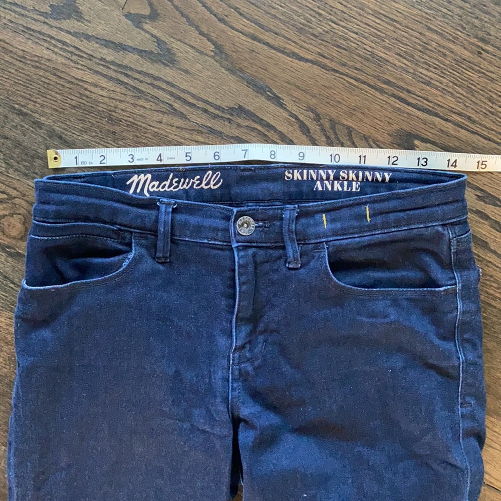 Madewell Skinny Skinny Ankle Jeans 29 EUC - Picture 2 of 10
